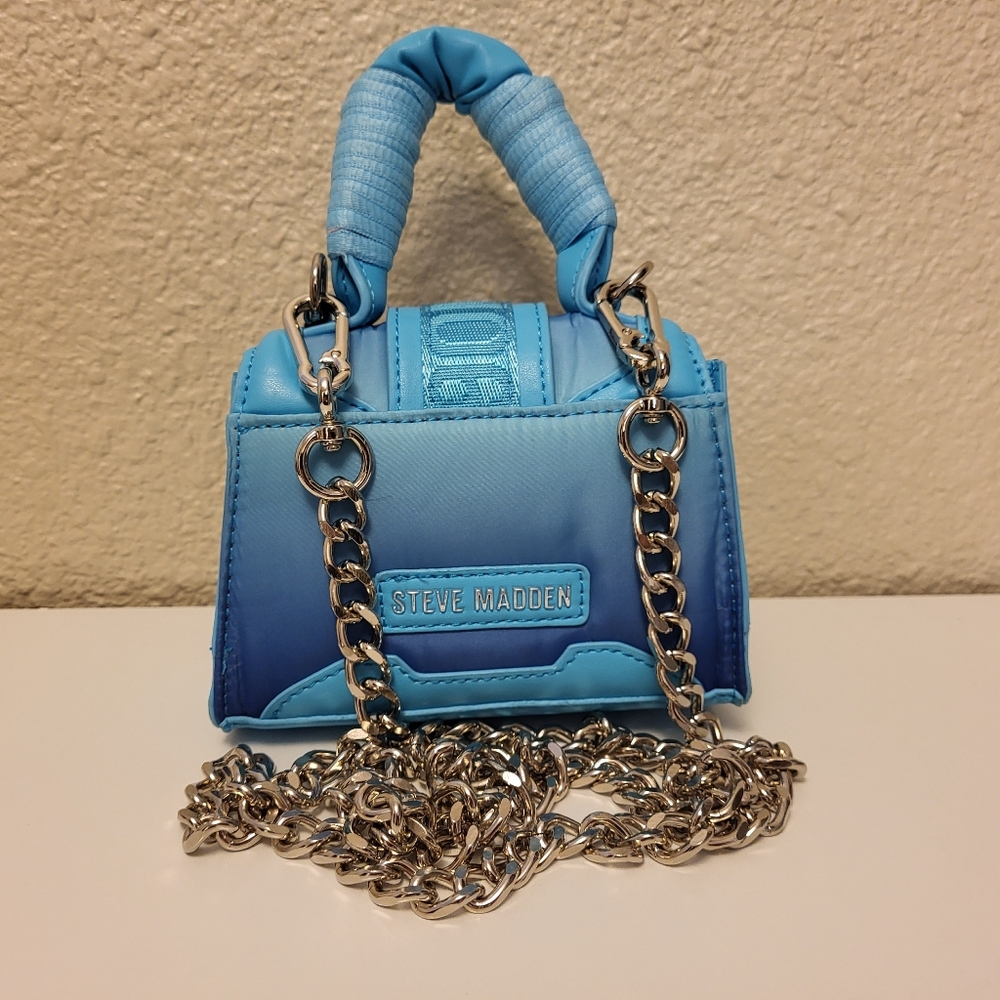NWT Steve Madden Blue Mini Bag - Picture 2 of 6
